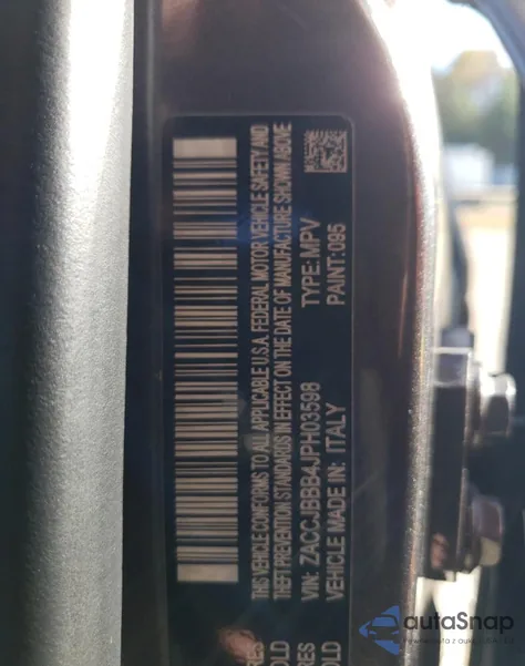 2018 Jeep Renegade Latitude from USA, damaged, VIN ZACCJBBB4JPH03598